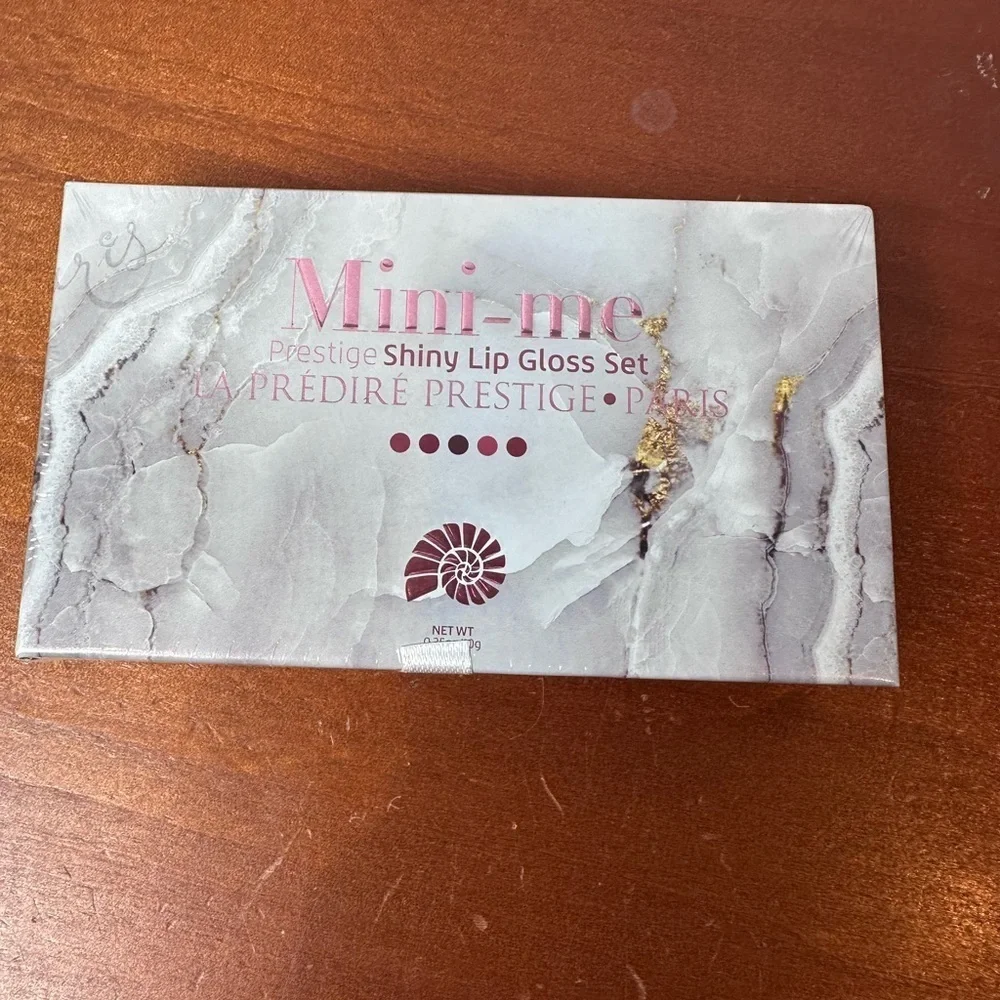 Mini Me Prestige Shiny Lip Gloss Set Kit Brand New And Sealed